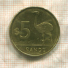 5 песо. Уругвай 2014г