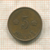 5 пенни. Финляндия 1937г