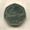 10 долларов. Гайяна 2009г
