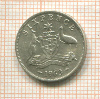 6 пенсов. Австралия 1963г