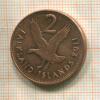 2 пенса. Фолклендские острова 2011г