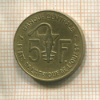 5 франков. Западная Африка 2002г