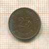 25 пенни. Финляндия 1942г