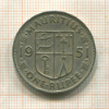 1 рупия. Маврикий 1951г