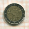 2 евро. Эстония 2001г