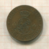 2 1/2 сантима. Испания 1868г