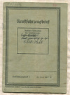 Регистрационное свидетельство на автомобиль Мерседес-Бенц 1941г