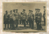 Открытка. Российская Империя. Император Николай II с офицерами свиты