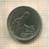 25 центов. Сейшелы 1977г