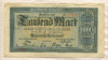 1000 марок. Германия. Бавария 1922г