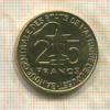 25 франков. Западная Африка 2018г
