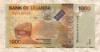 1000 шиллингов. Уганда 2013г
