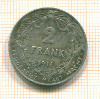 2 франка Бельгия 1911г