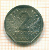 2 франка Франция 1993г