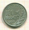 100 франков Франция 1955г