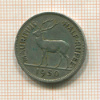 1/2 рупия. Мавритания 1950г