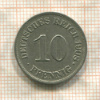 10 пфеннигов. Германия 1908г