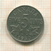 5 центов. Канада 1930г
