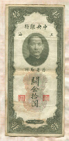 10 золотых таможенных единиц (CGU)/ Китай 1930г