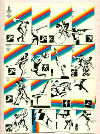 Подборка карманных календариков. Олимпиада-80