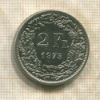 2 франка. Швейцария 1973г