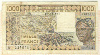 1000 франков Западня Африка 1985г