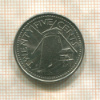 25 центов. Барбадос 2011г