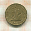 5 центов. Британские Карибы 1964г