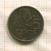 5 центов. Тринидад и Тобаго 2006г