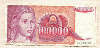 100000 динаров. Югославия