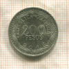 200 песо. Колумбия 2012г