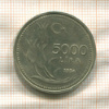 5000 лир. Турция 1994г