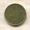 200 лир. Сан-Марино 1993г