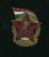 Нагрудный знак МНК III ступень (ГТО). Венгрия. Тяжелый, эмаль, номерной 1950г