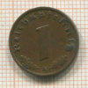 1 пфенниг. Германия 1937г