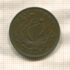 1/2 пенни. Великобритания 1947г
