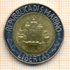 500 лир Сан-Марино 1984г