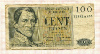 100 франков. Бельгия 1959г