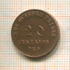 20 сентаво. Перу 1935г