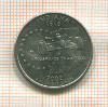 1/4 доллара. США 2002г