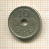 10 эре. Дания 1924г