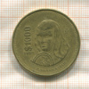 1000 песо. Мексика 1989г
