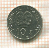 10 франков. Французская Полинезия 2008г