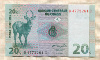 20 франков. Конго 1997г