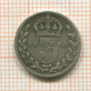 3 пенса. Великобритания 1896г