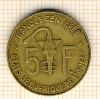 5 франков Центральная Африка 1978г