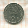 10 франков. Французская Полинезия 2009г