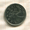25 центов. Канада 2011г