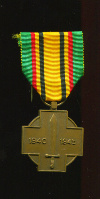 Воинская Медаль Бойца Войны 1940-1945 гг. Бельгия
