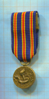 Медаль Государственного департамента "За службу во Вьетнаме" для гражданского персонала. (Фрачный вариант) США